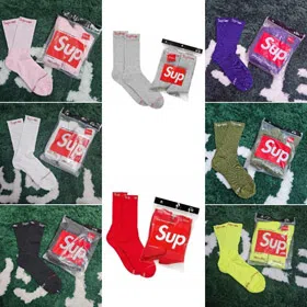 Supreme x Hanes Athletic Terry Socks-6698  